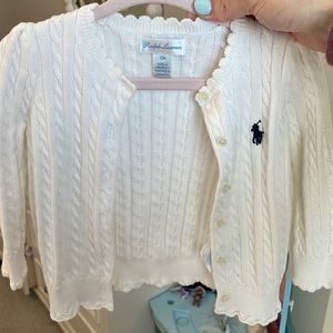Ralph Lauren Cable Knit Button Up